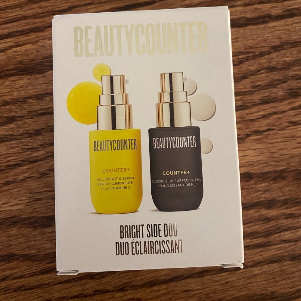 Overnight Resurfacing Peel and All Bright C serum